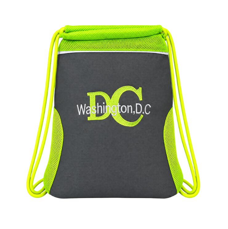 Two tone DC Washington Drawstring Backpack