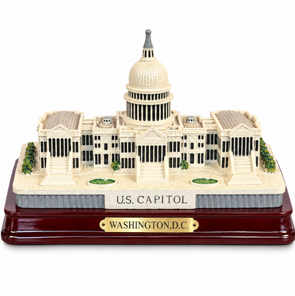 U.S. Capitol Building Replica with Display Base