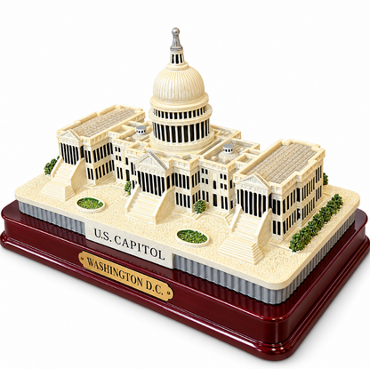 U.S. Capitol Building Replica with Display Base