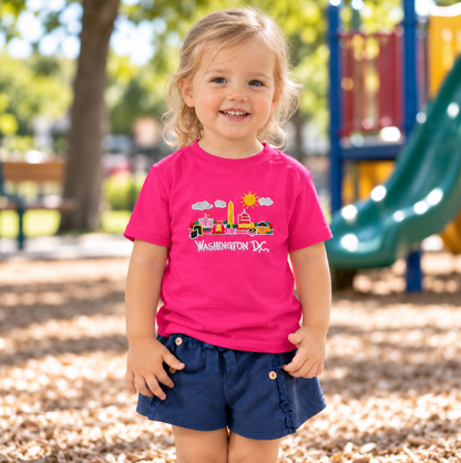 Kids Washington DC Landmarks T-Shirt