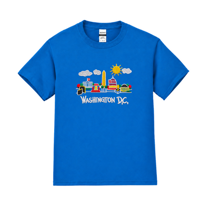 Kids Washington DC Landmarks T-Shirt