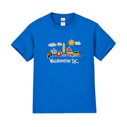 Kids Washington DC Landmarks T-Shirt