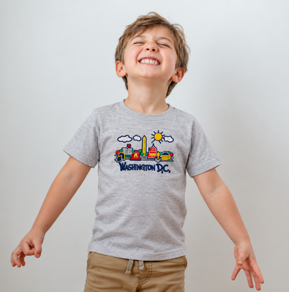 Kids Washington DC Landmarks T-Shirt
