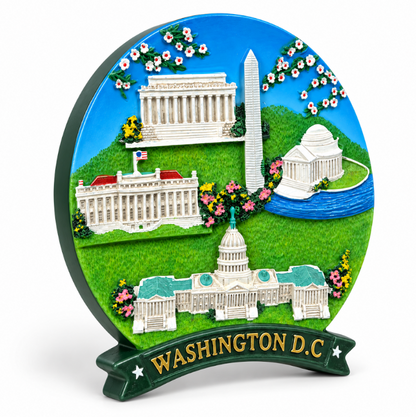 Mini Washington DC Landmark Panorama Ceramic Plate