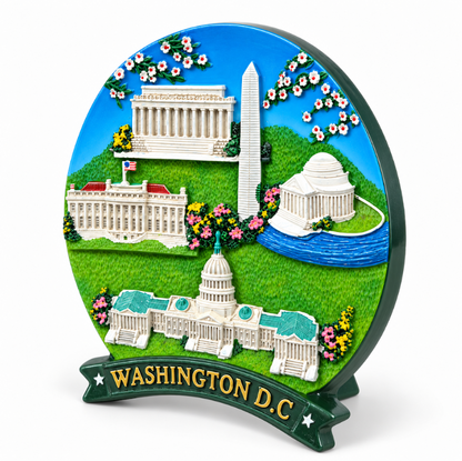 Mini Washington DC Landmark Panorama Ceramic Plate