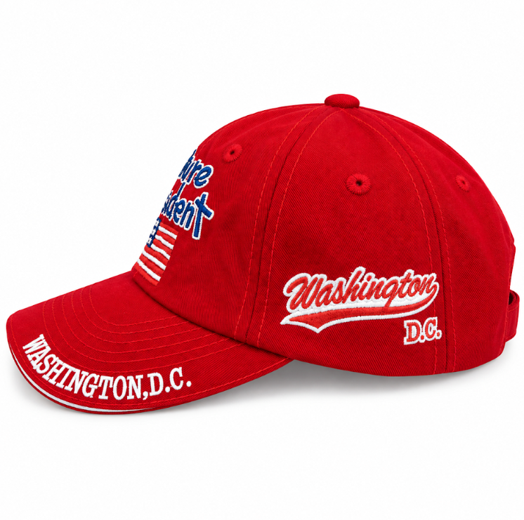 Kids Future President Washington DC Soft Cap
