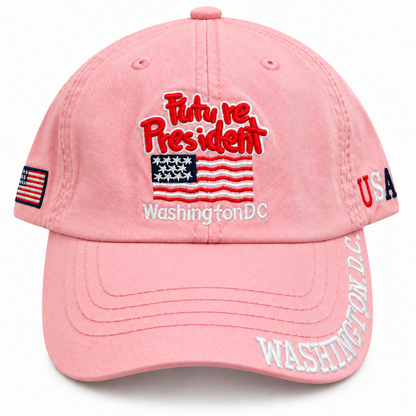 Kids Future President Washington DC Soft Cap