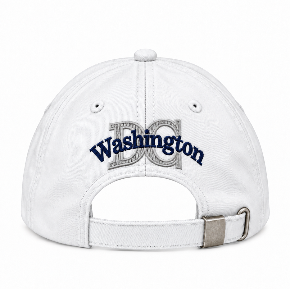 Adult Washington DC Monogram Embroidered Soft Cap