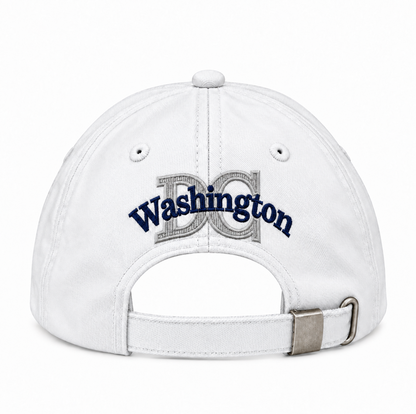 Adult Washington DC Monogram Embroidered Soft Cap