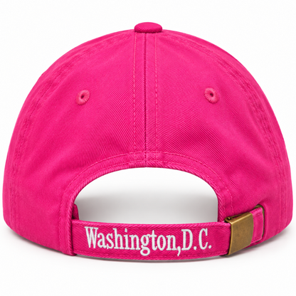 Adult Washington DC 3D Monogram Embroidered Soft Cap