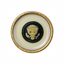 Load image into Gallery viewer, Ceramic Magnet White MIni Plate, 2.25" Diameter, Panorama, Seals, Capitol, or White House