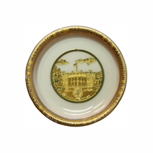 Load image into Gallery viewer, Ceramic Magnet White MIni Plate, 2.25" Diameter, Panorama, Seals, Capitol, or White House