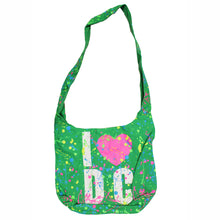 Load image into Gallery viewer, I Love DC Cross body Boho Bag 16" X 34.5"