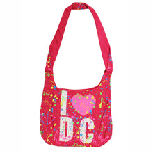 Load image into Gallery viewer, I Love DC Cross body Boho Bag 16" X 34.5"