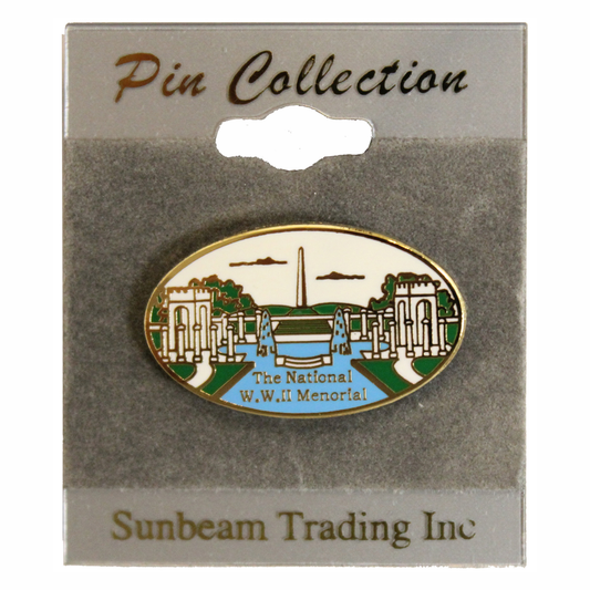The National WWII Memorial Lapel Pin 3/4" X 1 1/8"