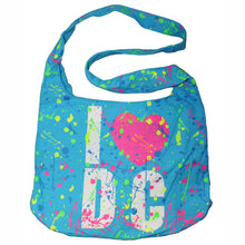 Load image into Gallery viewer, I Love DC Cross body Boho Bag 16" X 34.5"